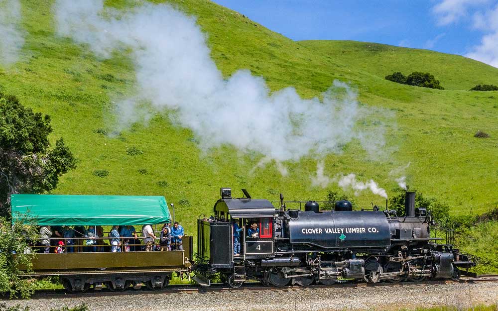 Riders enjoying scenic views during a CV #4 excursion.