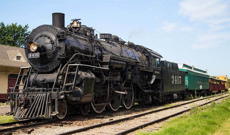 Santa Fe #3415 on a Abilene & Smoky Valley Railroad excursion