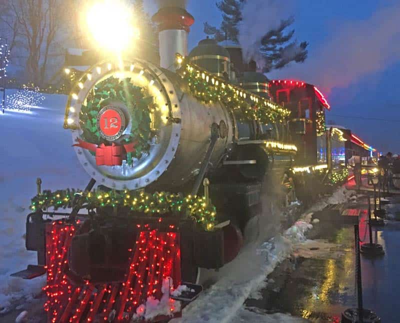 Tweetsie #12 leads special event excursions throughout the year, including special Christmas trains.