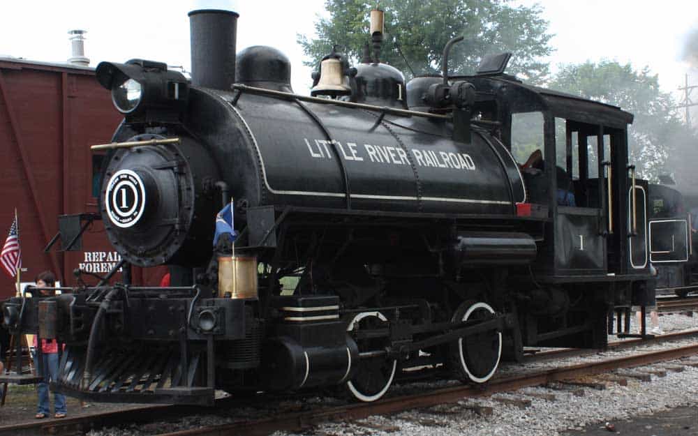 Little is known about Little River #1, seen here on display at Little River Railroad.