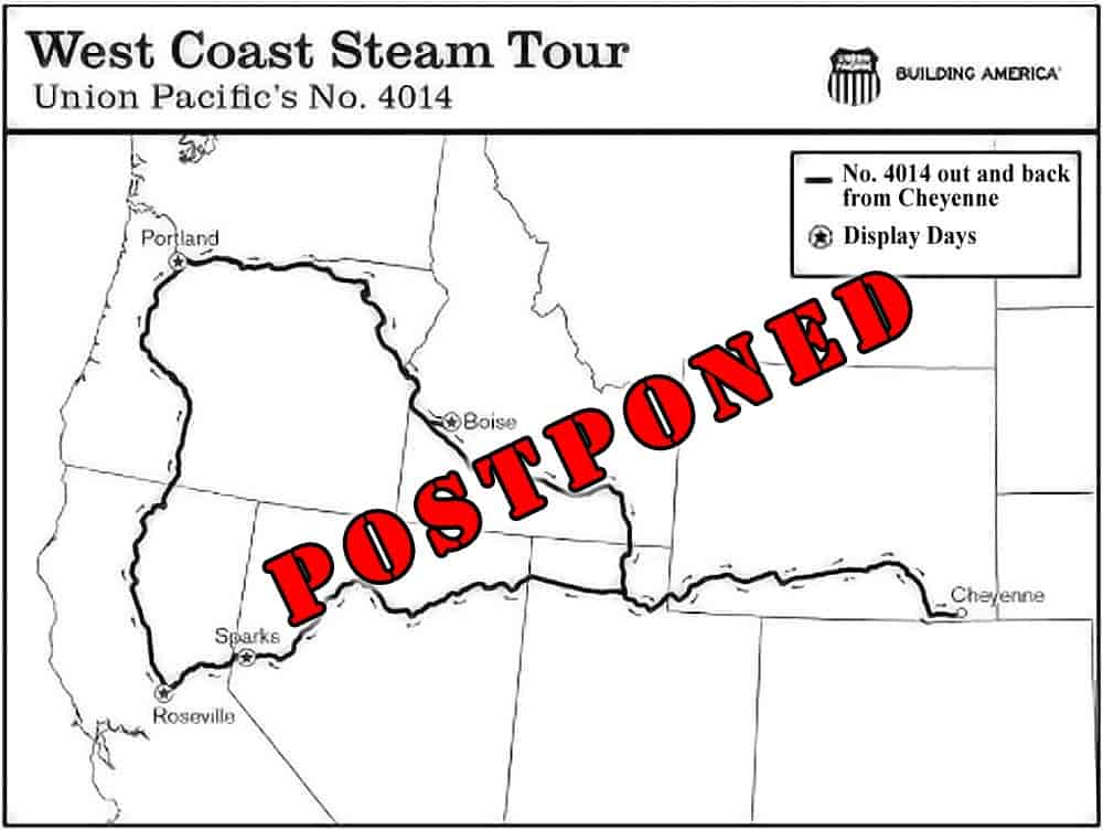 Postponed: 'Big Boy' West Coast Steam Tour - Railway Age