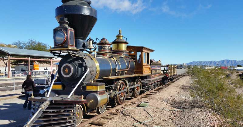 Eureka at the Nevada Southern Railroad Museum.