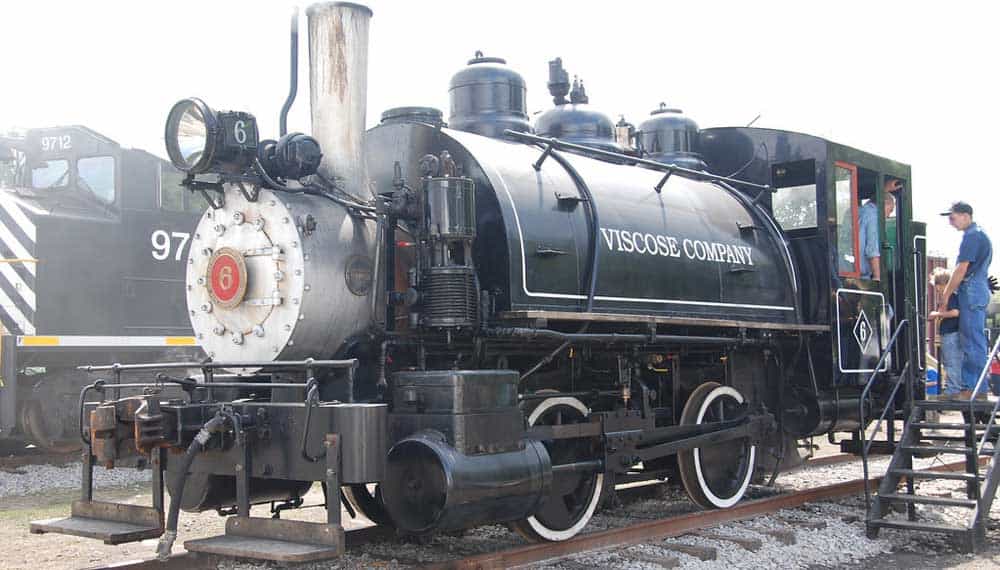 American Viscose #6 on display during the Owosso Train Festival in 2009.