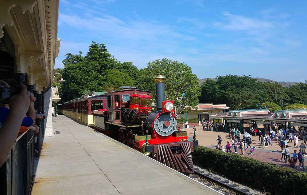 "Frank G. Wells" at Hong Kong Disneyland leads visitors around the park and offers scenic views.