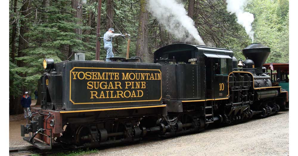 Yosemite Mountain #10 taking water for an excursion.