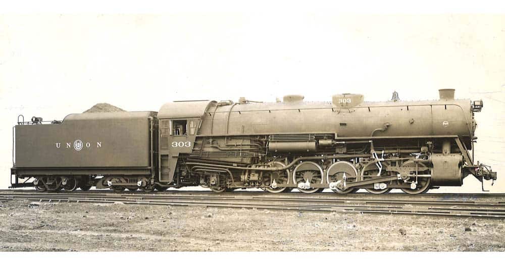 #303 was one of 10 0-10-2 "Union type" steam locomotives produced