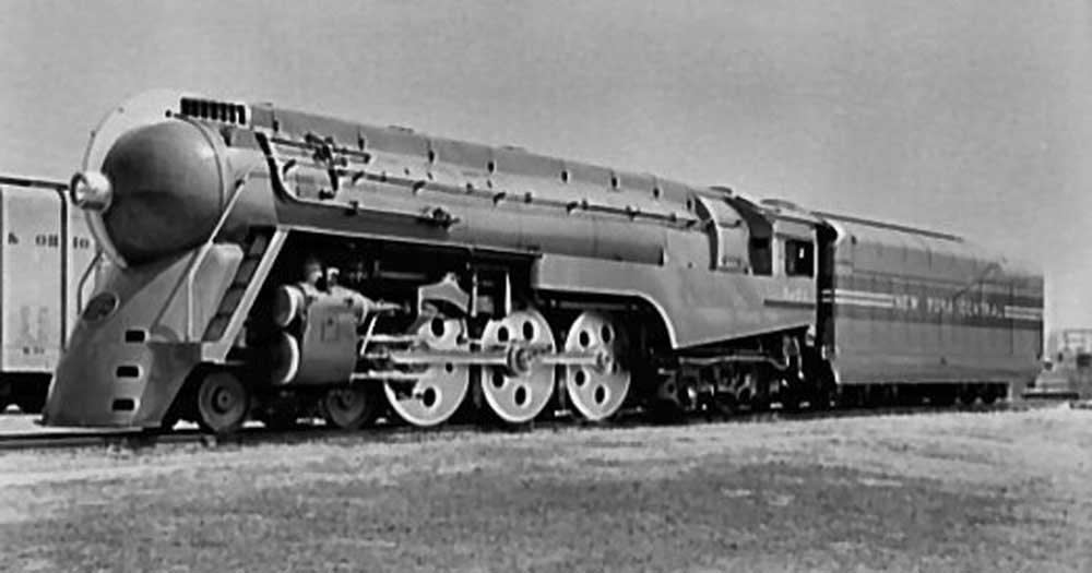 This New York Central Hudson was used for the 20th Century Limited express passenger trip.