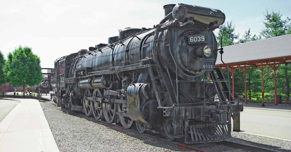 6039 remains a popular draw as one of Steamtown's larger locomotives