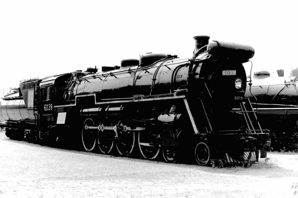 Grand Trunk Western #6039 on display at Steamtown