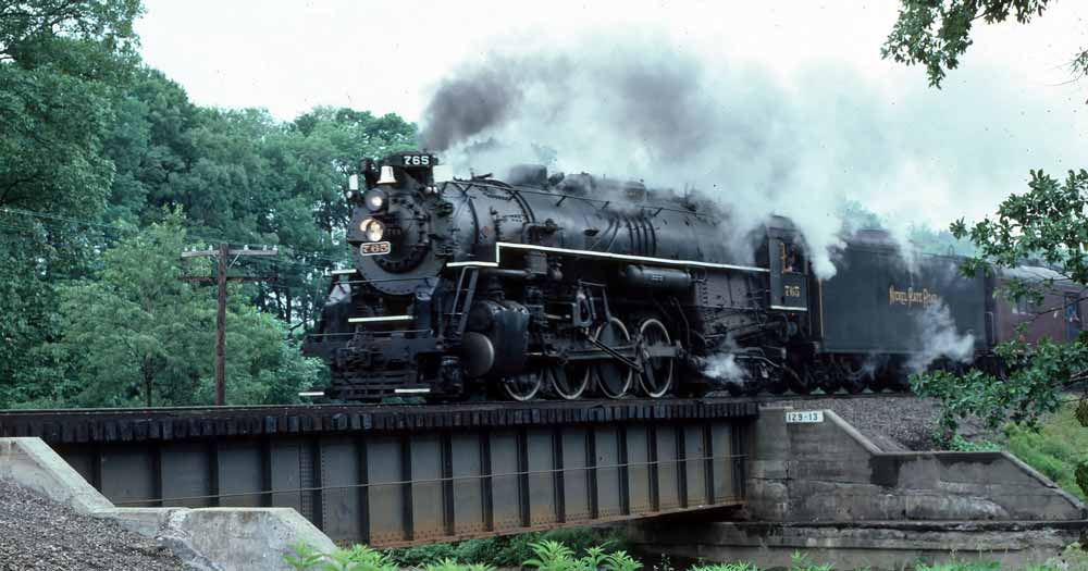 Nickel Plate Road #765 on excursion in 1982