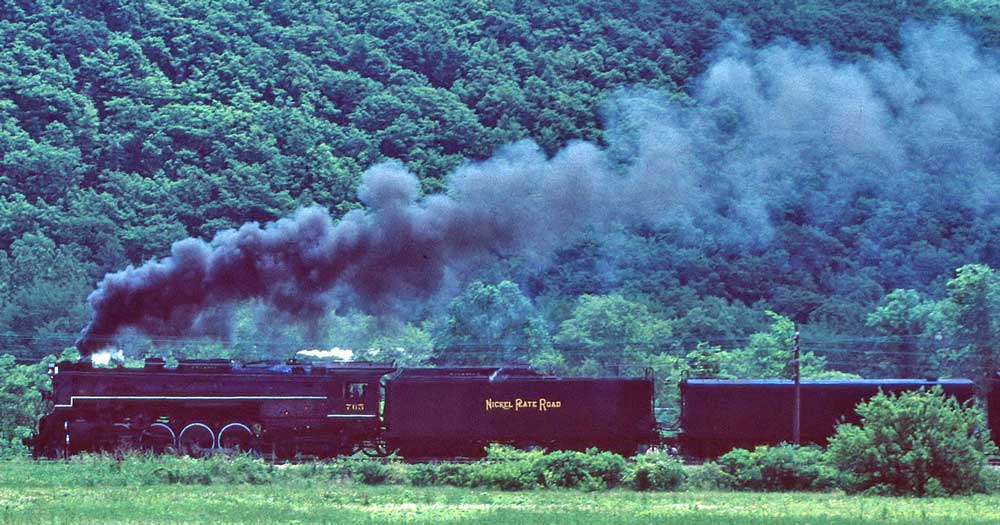 NKP #765 rolling through New York in 1985.