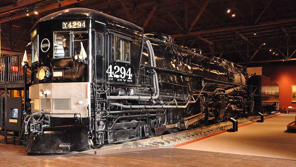 Southern Pacific #4294 on display at the California State Railroad Museum