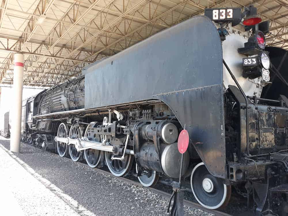 Union Pacific #833 4-8-4 Northern Type steam locomotive is now on display in Ogden, Utah.