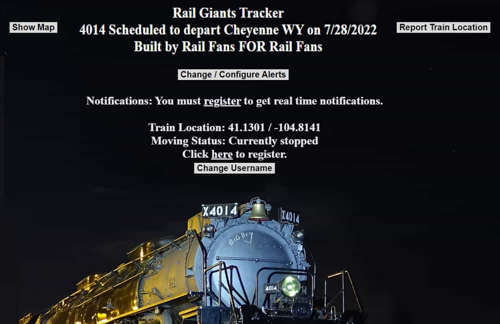 If the question is, Where is Big Boy.... the answer is RailGiantsTracker.com