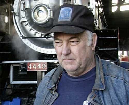 Doyle McCormick who was the engineer on the American Freedom Train and a quarter century later helmed the Daylight Freedom Special train.