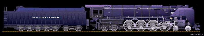 This drawing of a New York Central Niagara is an example of the problem facing railroads in the late 1800s and early 1900s. This same wheel arrangement was called at least 16 different names. It shows the need to classify steam locomotives in some standard way.