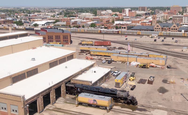 After taking a year off because of the COVID pandemic, the Union Pacific steam team ran Big Boy 4014 out of its stall on on to the mainline for a trial run prior to its 4,000 mile 2021 tour.