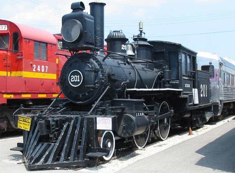 Illinois Central #201 was built by Rogers Locomotive Works in 1880